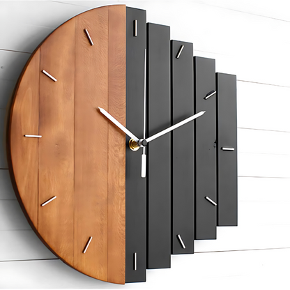 ClarityTime stille minimalistische wandklok voor moderne interieurs