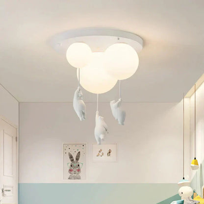 CloudBear kinderplafondlamp beer ballon LED hanglamp voor kinderkamer en slaapkamer