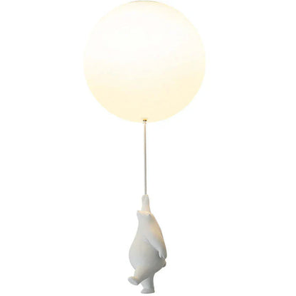 CloudBear kinderplafondlamp beer ballon LED hanglamp voor kinderkamer en slaapkamer