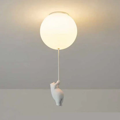 CloudBear kinderplafondlamp beer ballon LED hanglamp voor kinderkamer en slaapkamer