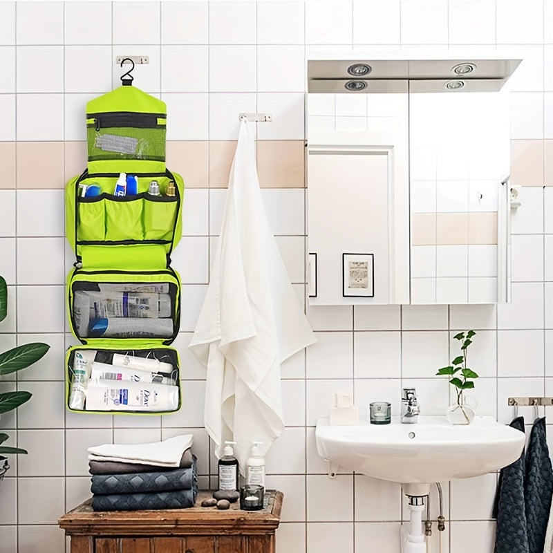 Compact hangend toilettas organizer reistas met meerdere vakken