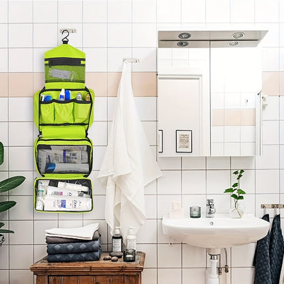 Compact hangend toilettas organizer reistas met meerdere vakken