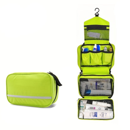 Compact hangend toilettas organizer reistas met meerdere vakken
