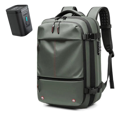 CompriBag vacuüm reistas rugzak uitbreidbare ruimtebesparende handbagage