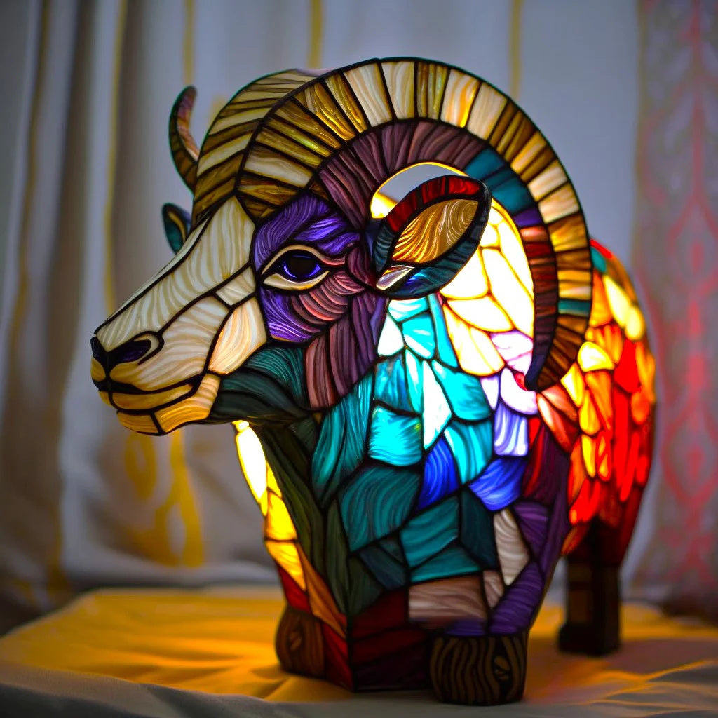 Tafel lamp geïnspireerd op hedendaagse kunst handgemaakte sfeerverlichting