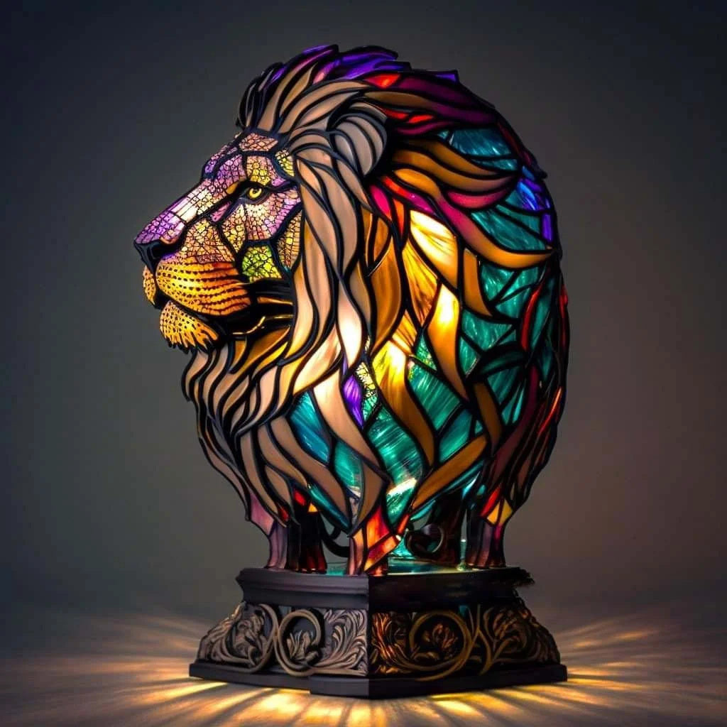 Tafel lamp geïnspireerd op hedendaagse kunst handgemaakte sfeerverlichting