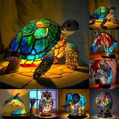 Tafel lamp geïnspireerd op hedendaagse kunst handgemaakte sfeerverlichting