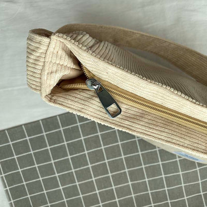 Cord canvas crossbody tas stijlvolle dagelijkse schoudertas