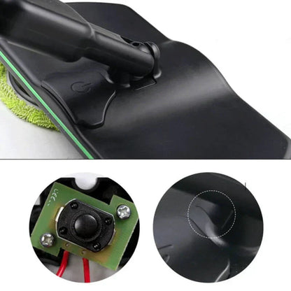Snoerloze elektrische mop met oplaadbare batterij en dubbele draaihoofden