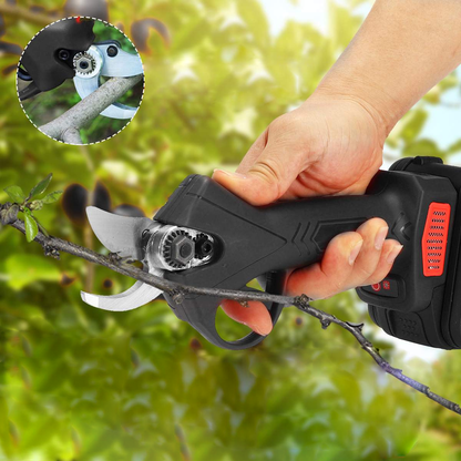 Draadloze elektrische snoeischaar – 21V tuinschaar met stalen messen