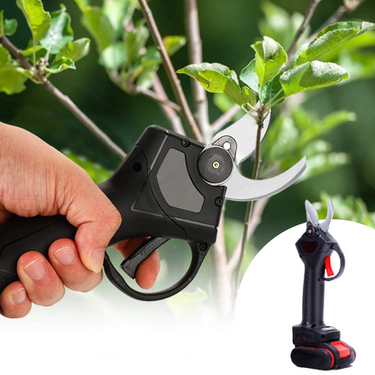 Draadloze elektrische snoeischaar – 21V tuinschaar met stalen messen