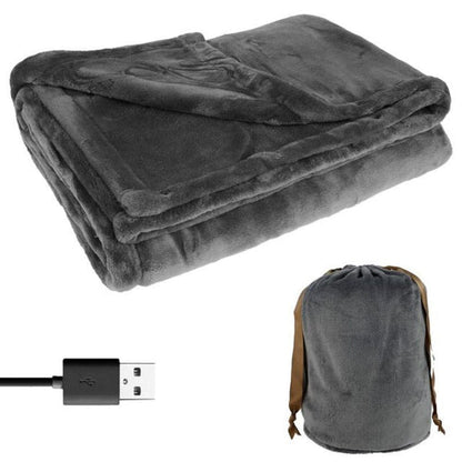Draadloze verwarmde deken USB oplaadbare zachte flanellen deken