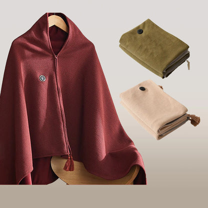 CozyHeat draagbaar verwarmd deken USB oplaadbaar zachte fleece deken