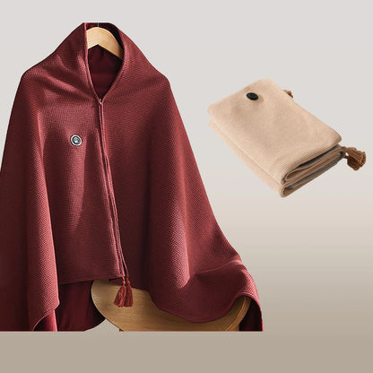 CozyHeat draagbaar verwarmd deken USB oplaadbaar zachte fleece deken