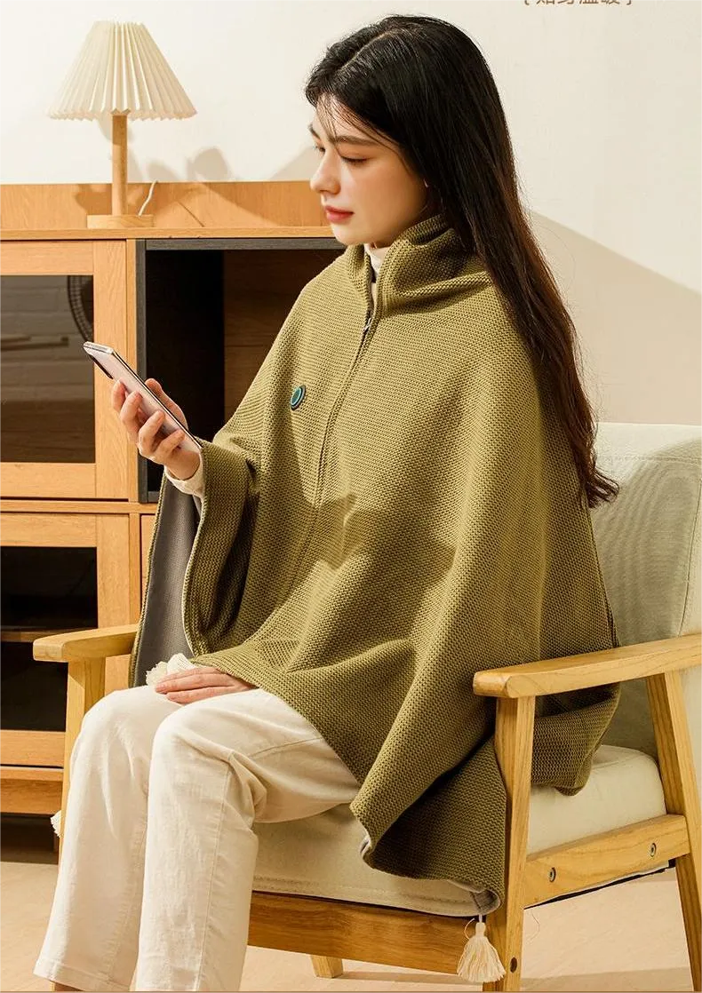 CozyHeat draagbaar verwarmd deken USB oplaadbaar zachte fleece deken