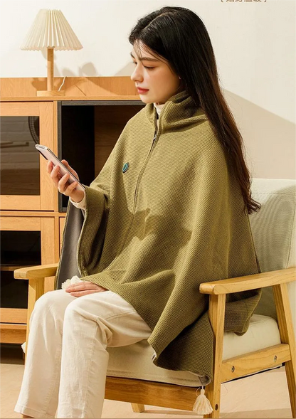 CozyHeat draagbaar verwarmd deken USB oplaadbaar zachte fleece deken