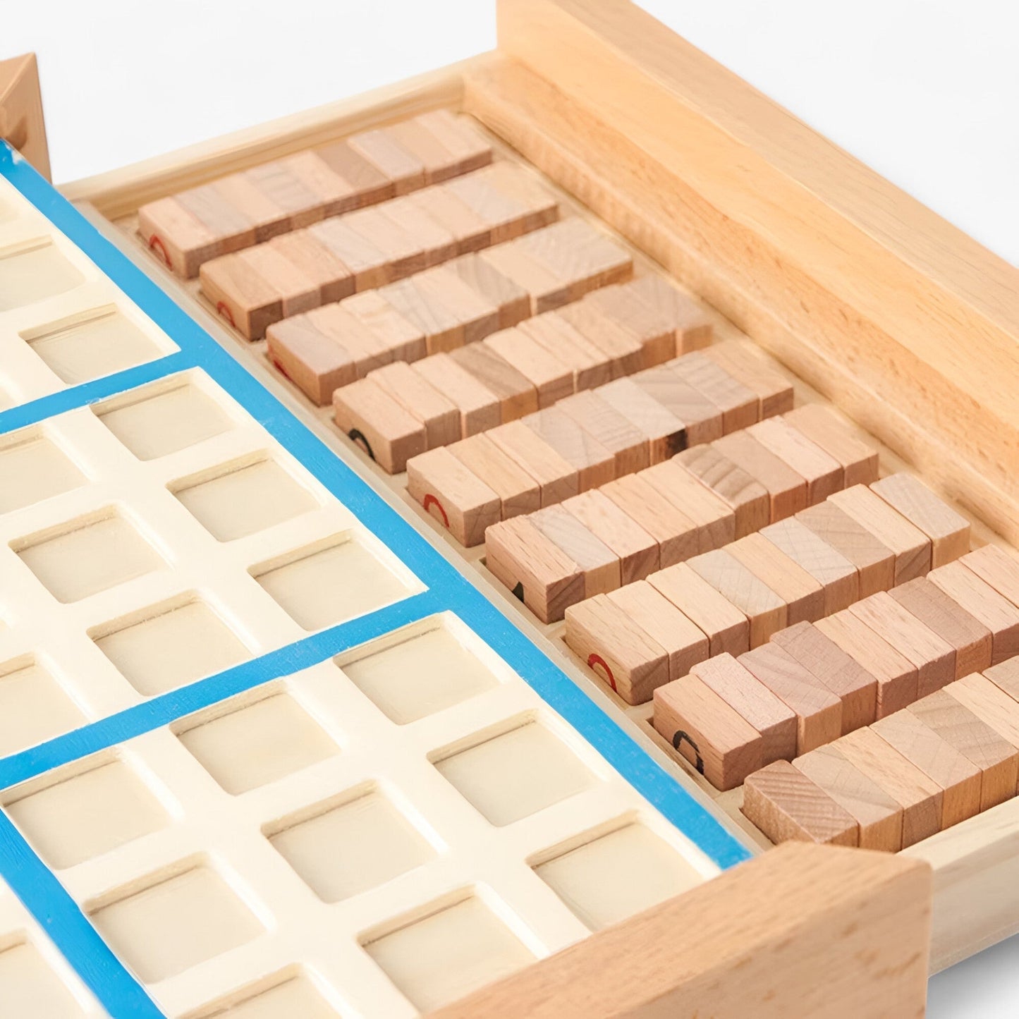 Daan houten Sudoku bordspel met opberglade