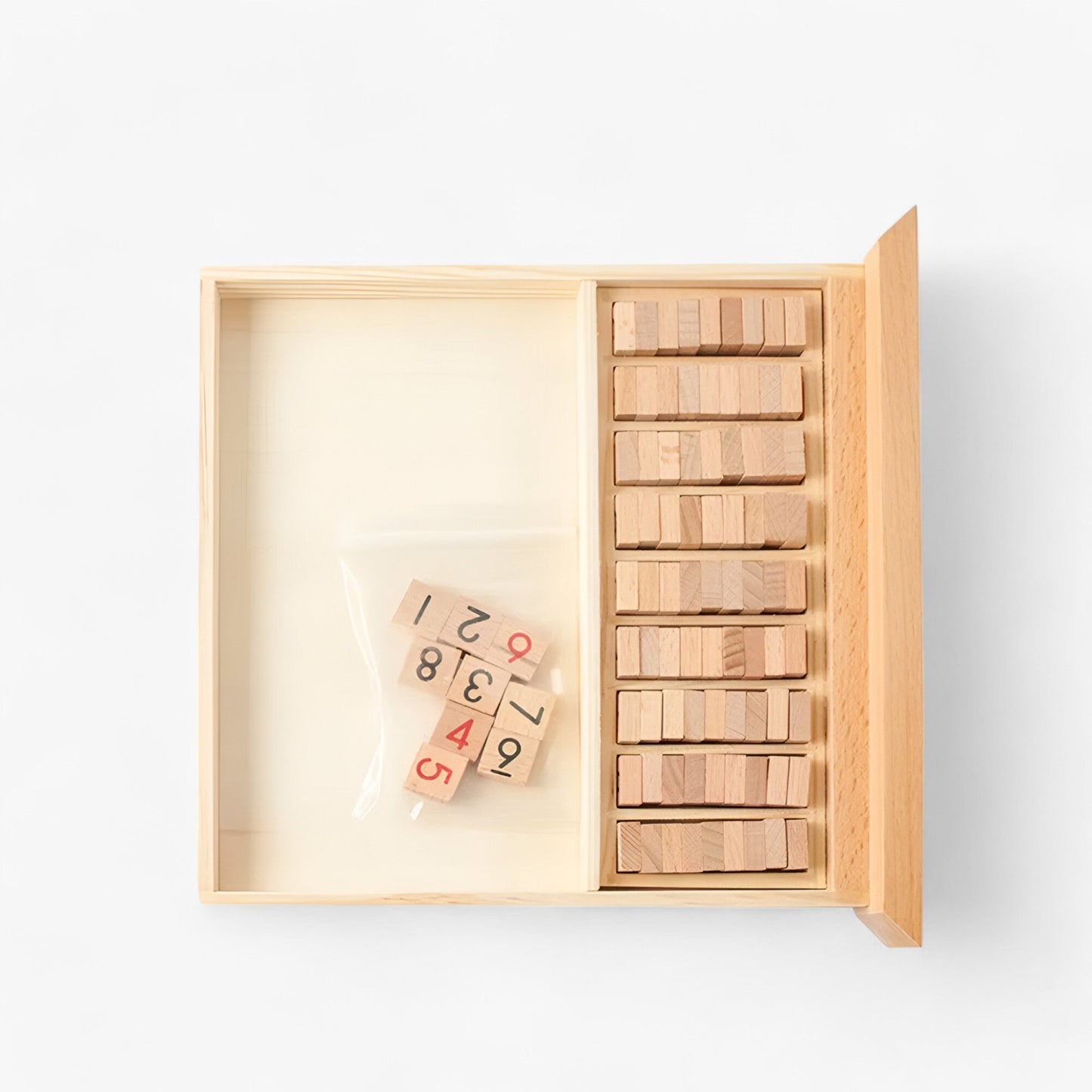 Daan houten Sudoku bordspel met opberglade