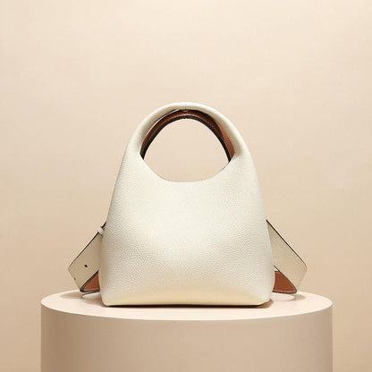 Davina Echt leren schoudertas vintage stijl dagelijkse handtas