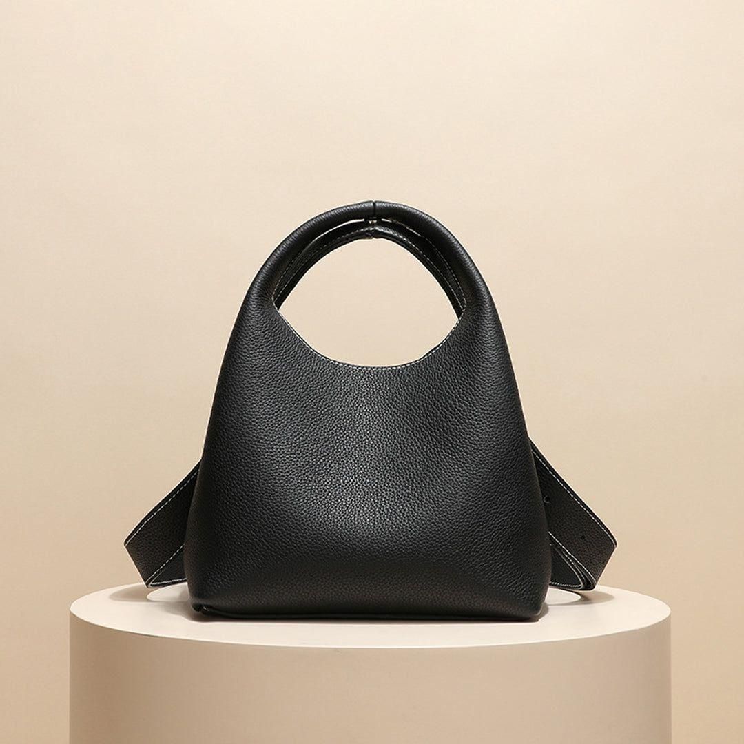 Davina Echt leren schoudertas vintage stijl dagelijkse handtas