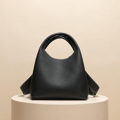Davina Echt leren schoudertas vintage stijl dagelijkse handtas