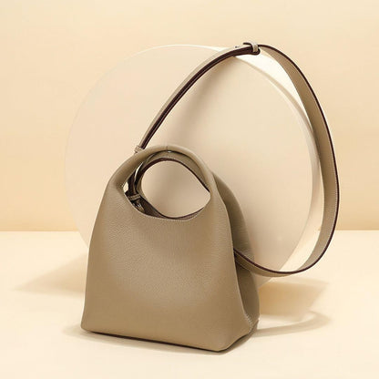 Davina Echt leren schoudertas vintage stijl dagelijkse handtas