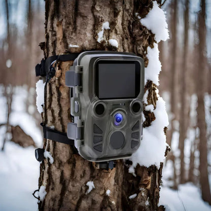 Mini Trail Camera 1080p - Bewegingsgeactiveerde Wildlife & Beveiligingscamera