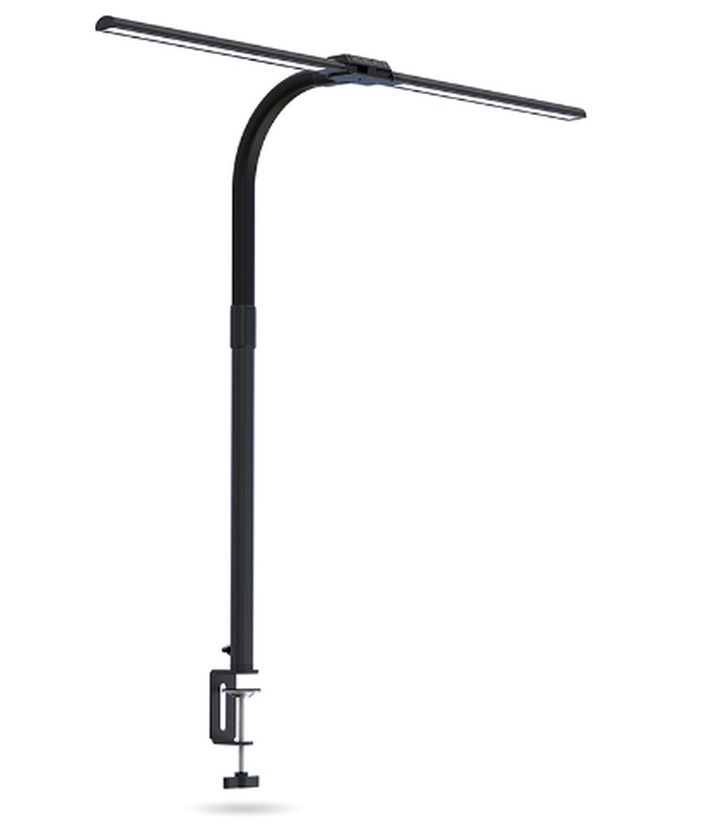 DeskLight dubbele kop LED bureaulamp met verstelbare helderheid