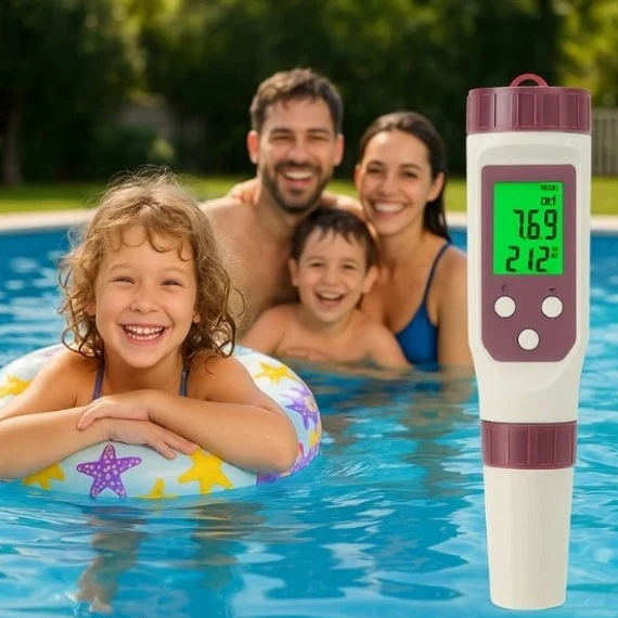 Digitale 7-in-1 Slimme Waterkwaliteitsmeter met App-Connectiviteit
