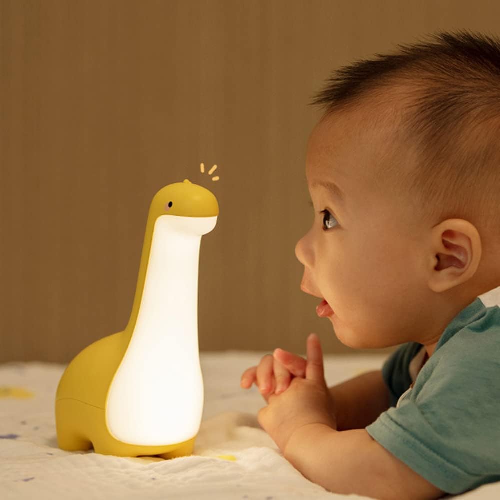 DinoSnug zacht gloeiende dinosaurus nachtlamp voor kinderen