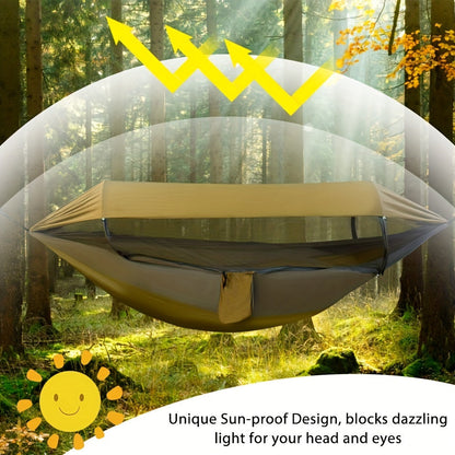 Dubbele camping hangmat met muskietennet draagbare buitenhangmat