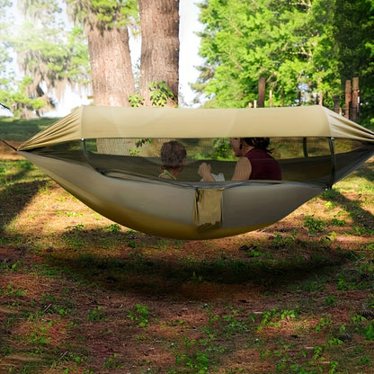 Dubbele camping hangmat met muskietennet draagbare buitenhangmat