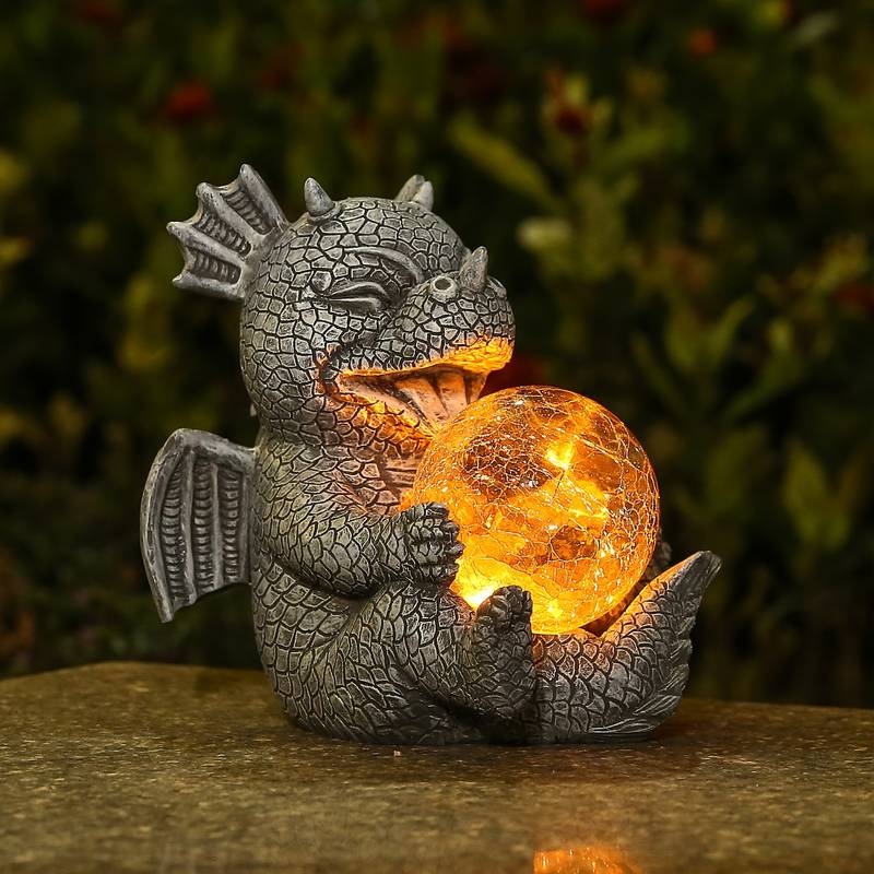 DrakoFang Draak Geïnspireerde Tafellamp met Warm Sfeervol Licht