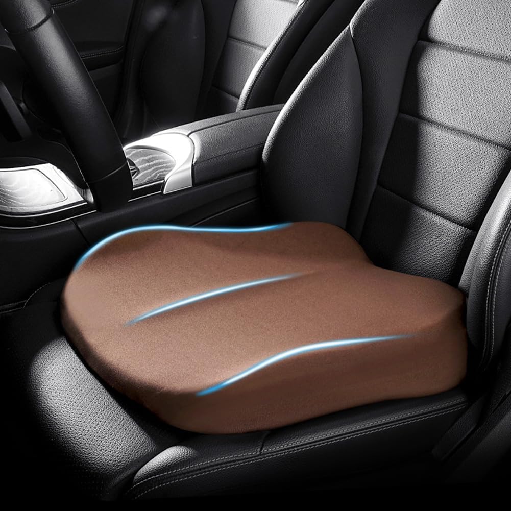 DriveUp traagschuim autostoelkussen voor comfort en hoogte
