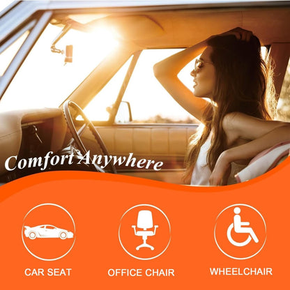 DriveUp traagschuim autostoelkussen voor comfort en hoogte