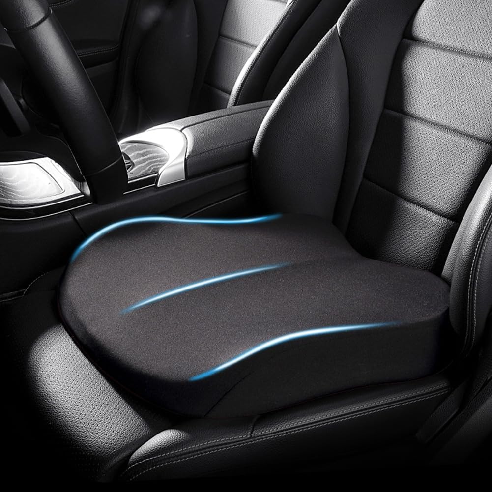 DriveUp traagschuim autostoelkussen voor comfort en hoogte