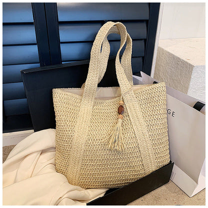 EcoChic Rotan Handtas Stijlvolle Duurzame Dagelijkse Tas
