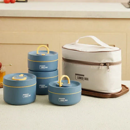 EcoLunch Geïsoleerde Lunchbox voor Warme en Koude Maaltijden Onderweg