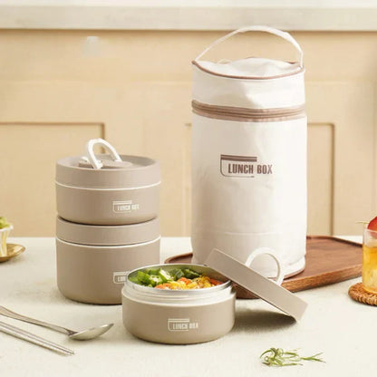 EcoLunch Geïsoleerde Lunchbox voor Warme en Koude Maaltijden Onderweg