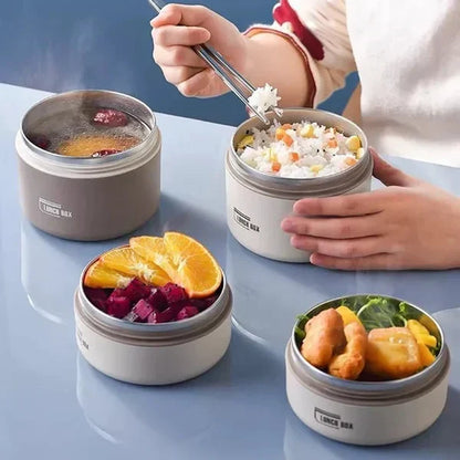 EcoLunch Geïsoleerde Lunchbox voor Warme en Koude Maaltijden Onderweg