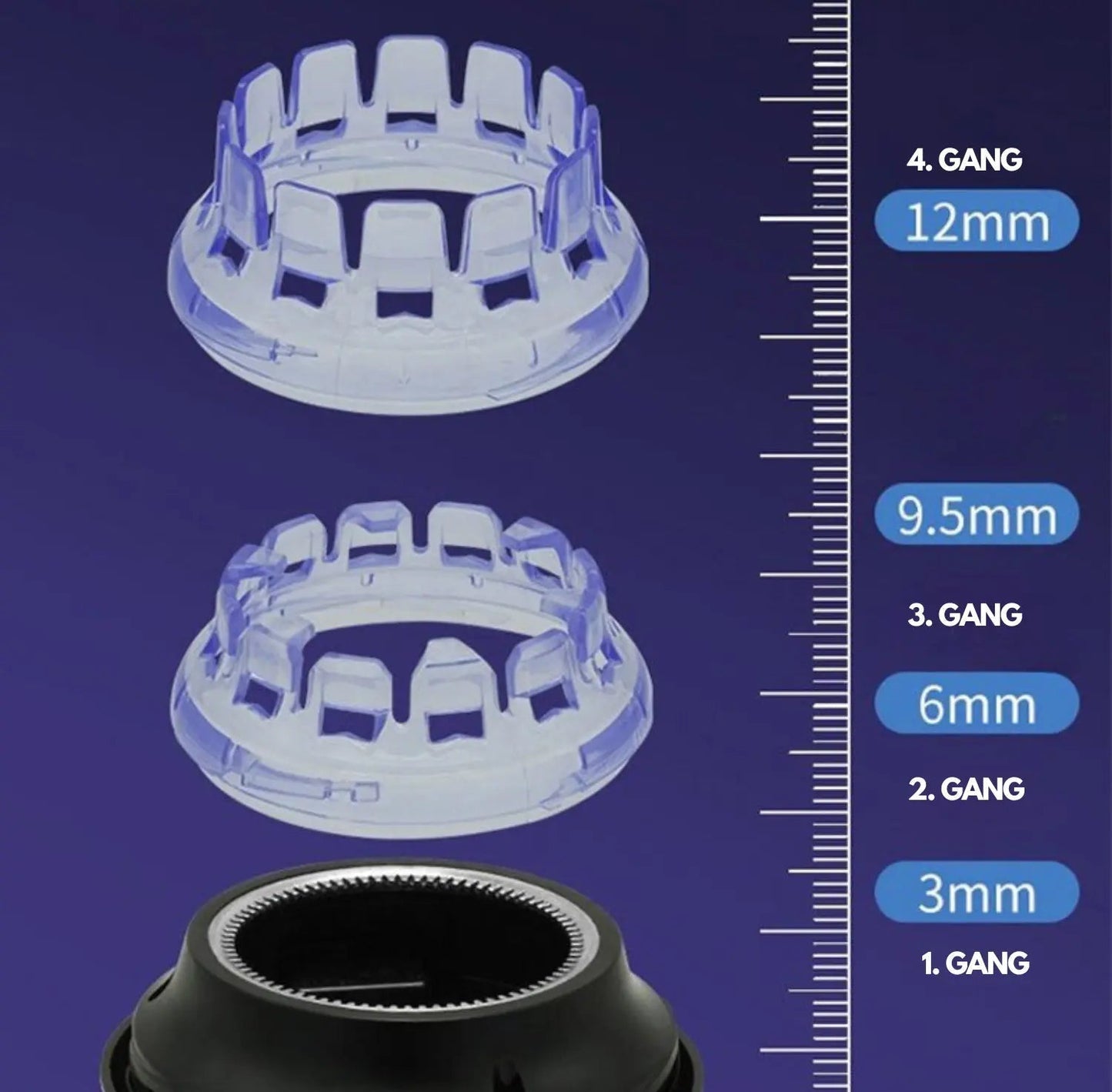 EdgePro Draadloze Haartrimmer Precisietrimmer USB Oplaadbaar