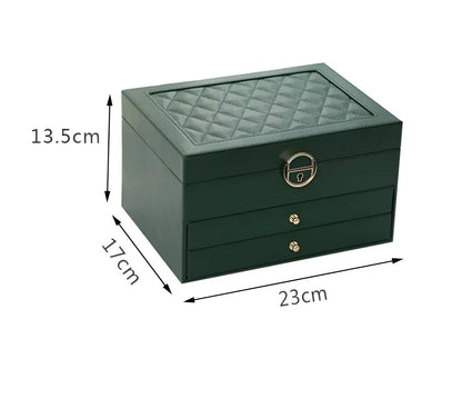 EleganceBox luxe sieradenorganizer met meerdere opberglagen