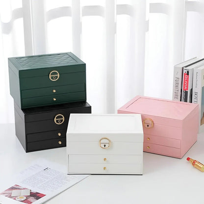 EleganceBox luxe sieradenorganizer met meerdere opberglagen