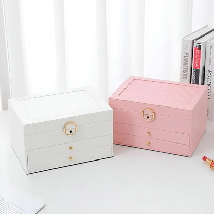 EleganceBox luxe sieradenorganizer met meerdere opberglagen
