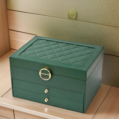 EleganceBox luxe sieradenorganizer met meerdere opberglagen