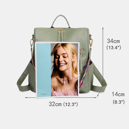 Elegante dagelijkse rugzak stijlvolle ruime tas voor werk school reizen