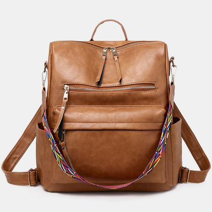 Elegante dagelijkse rugzak stijlvolle ruime tas voor werk school reizen