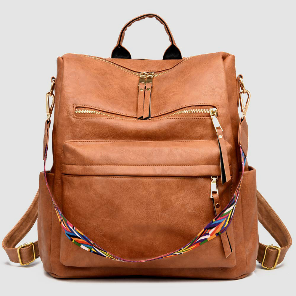 Elegante dagelijkse rugzak stijlvolle ruime tas voor werk school reizen
