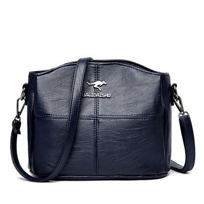 Elegante leren crossbodytas praktische schoudertas voor dames