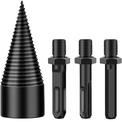 Houtboor houtkliever met universele schacht set